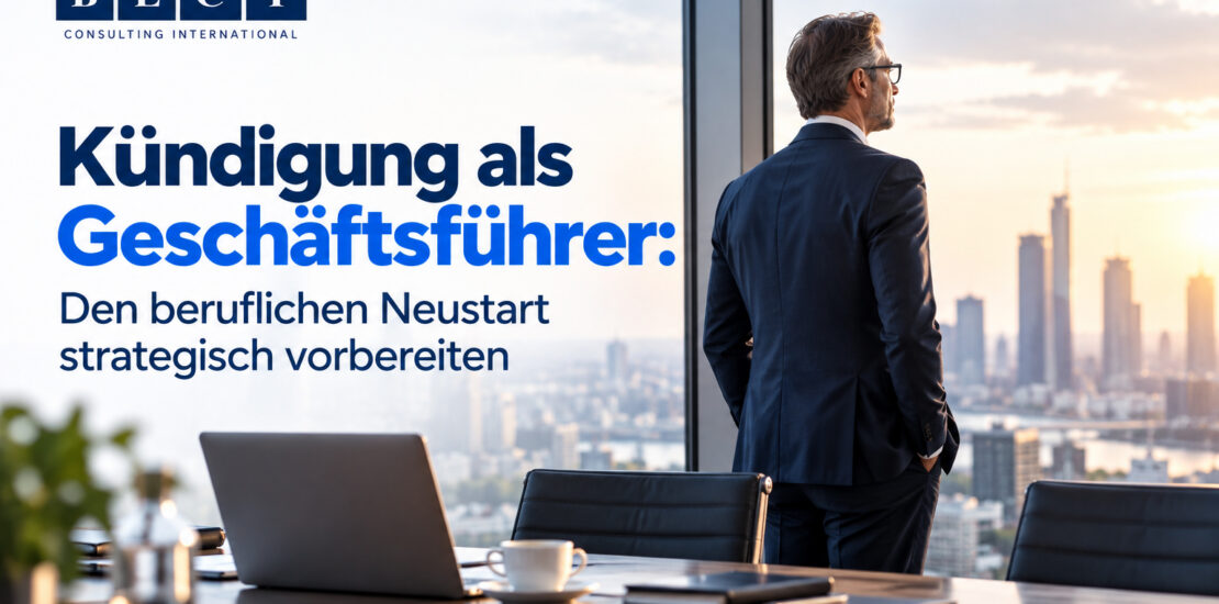 Kündigung als Geschäftsführer: Den beruflichen Neustart strategisch vorbereiten