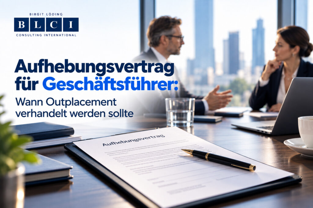Aufhebungsvertrag für Geschäftsführer: Wann Outplacement verhandelt werden sollte